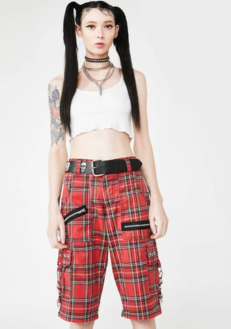 Plaid Punk Rock Shorts