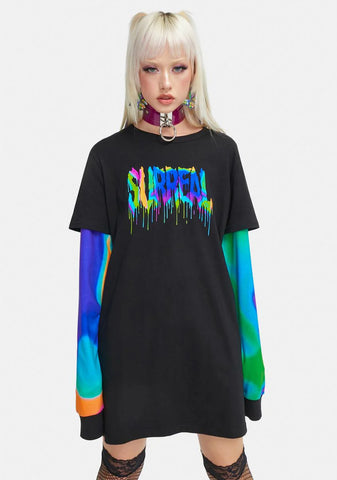Electric Trip Layered Graphic Tee