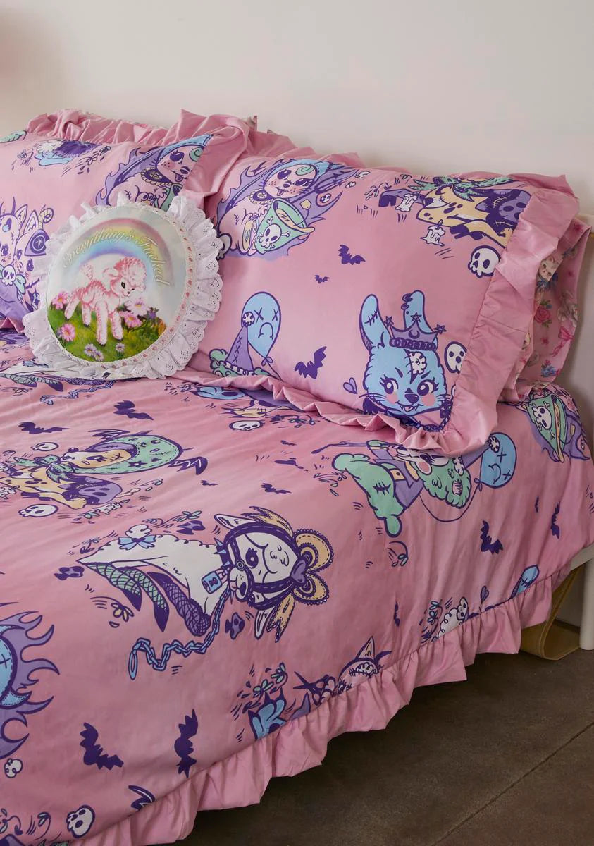 Creepin' Kitty Duvet Set