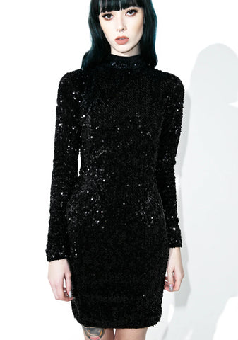 Night Flight Sequin Bodycon