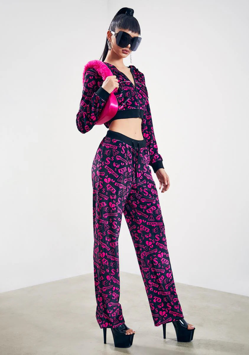 Certified Freak Velour Track Pants