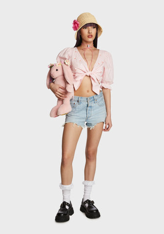 Bubbly Laughter Crop Top