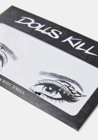 Beauty So Dangerous Rhinestone Eye Stickers