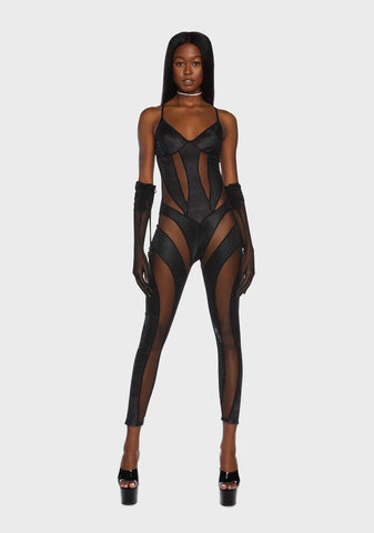 Shimmer Skin Jumpsuit