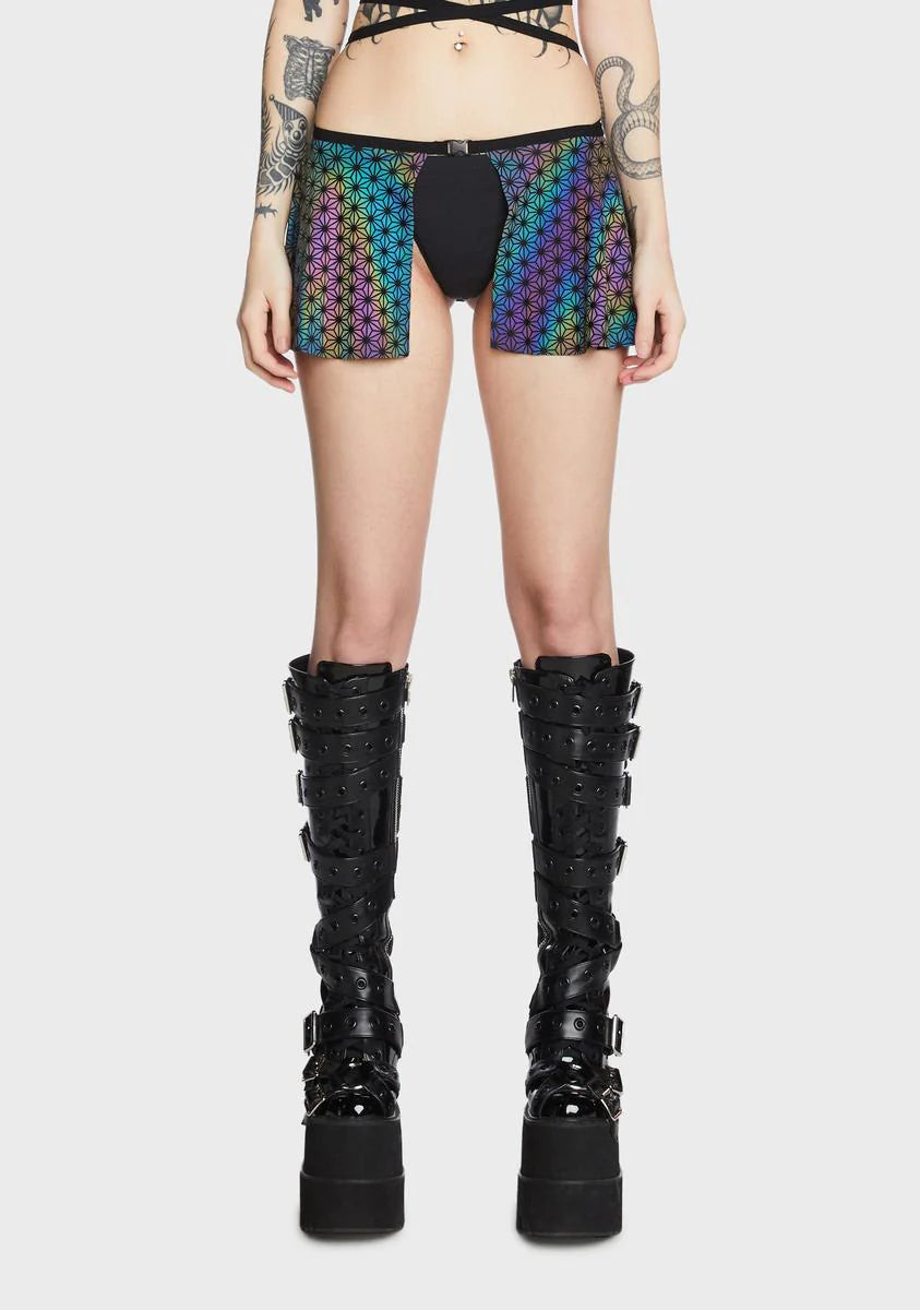 Sacred Geo Buckle Skirt