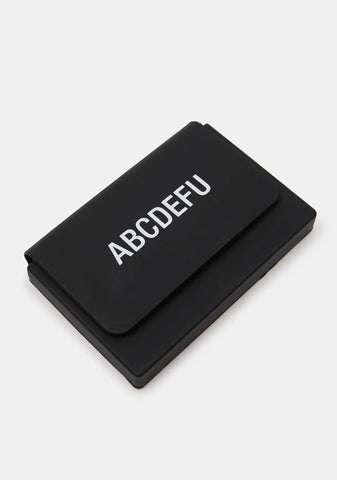 ABC Silicone Card Case