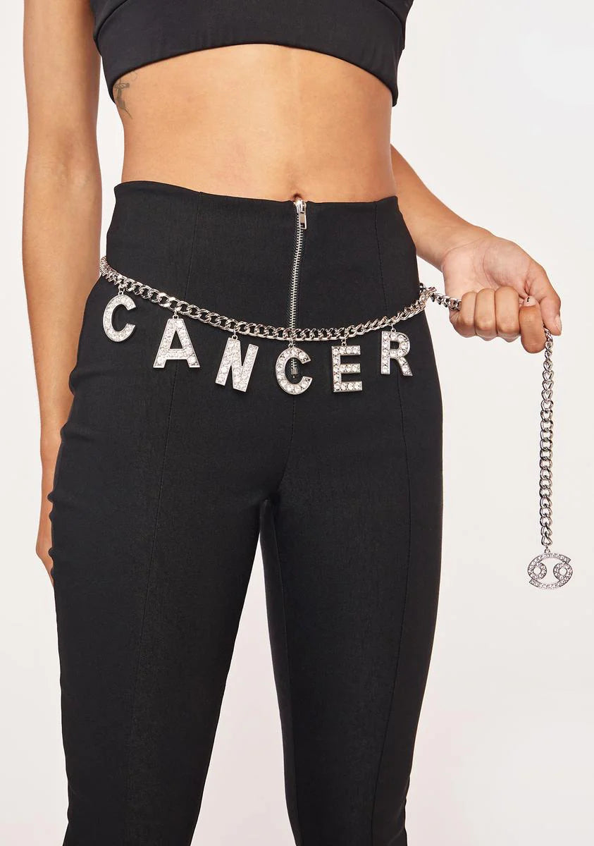 Special Shoutout Rhinestone Charm Belt