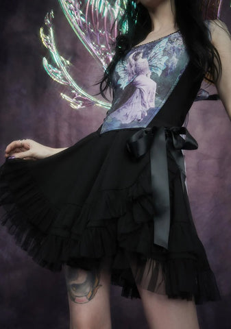 Chaos Magic Wrap Mini Skirt