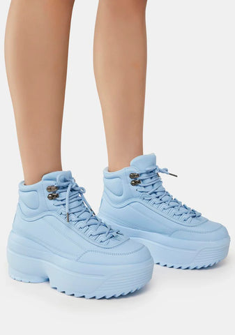Baby Blue First Place Flex Sneakers