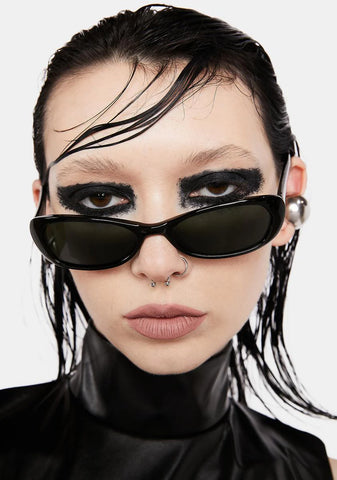 Littles Black Cat Eye Sunglasses