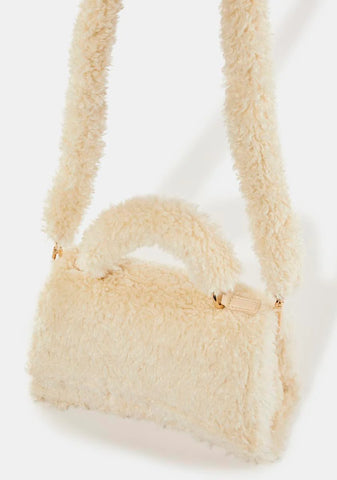 Central Ecru Teddy Handbag