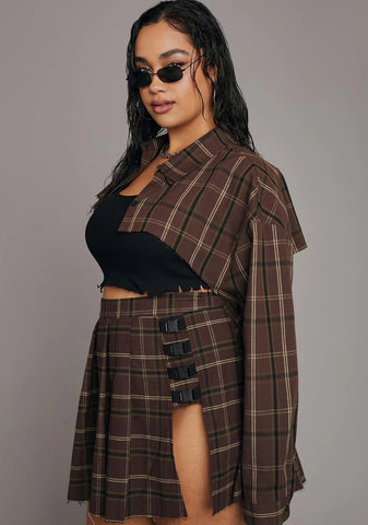 Plus Be My Boy Toy Cropped Shirt