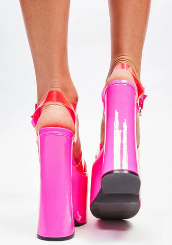 Race To Finish Platform Heels