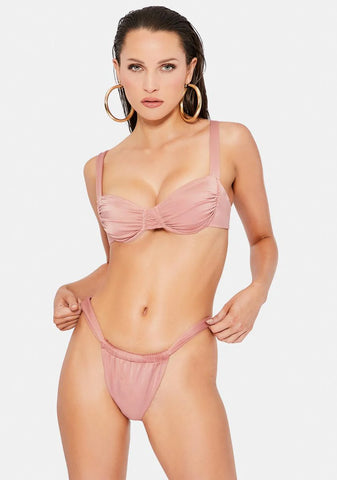 Peggy Rose Gold Bikini Set