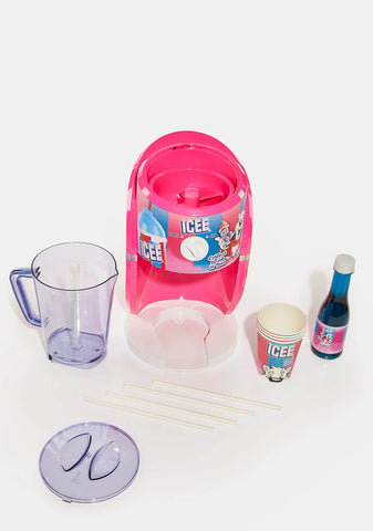Icee Shaved Ice Machine With Syrup And Cups