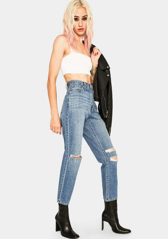 High Rise Mom Jeans