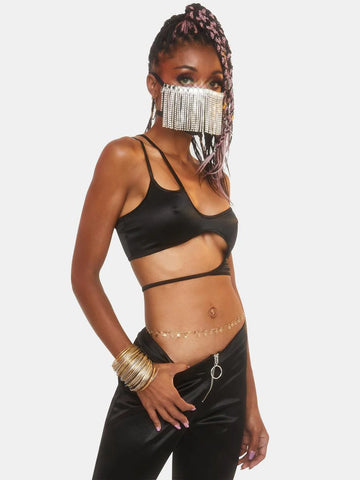 Supernova Girl Asymmetrical Bra Top