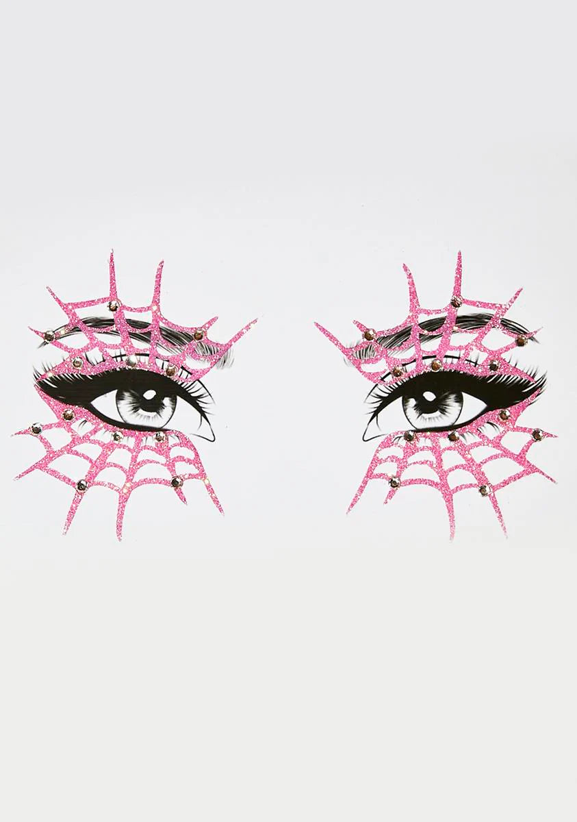 Web Away Face Stickers