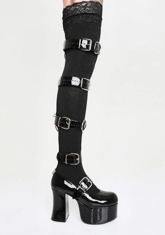 Dark Angel Bondage Mary Janes