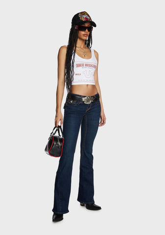 Joey Low Rise Flare Jeans
