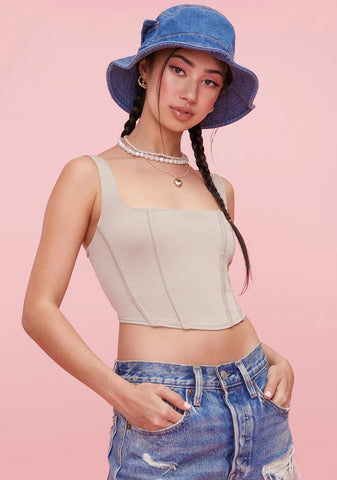Chic Vision Corset Crop Tank
