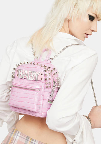 Pink Spikey Baby Mini Bag