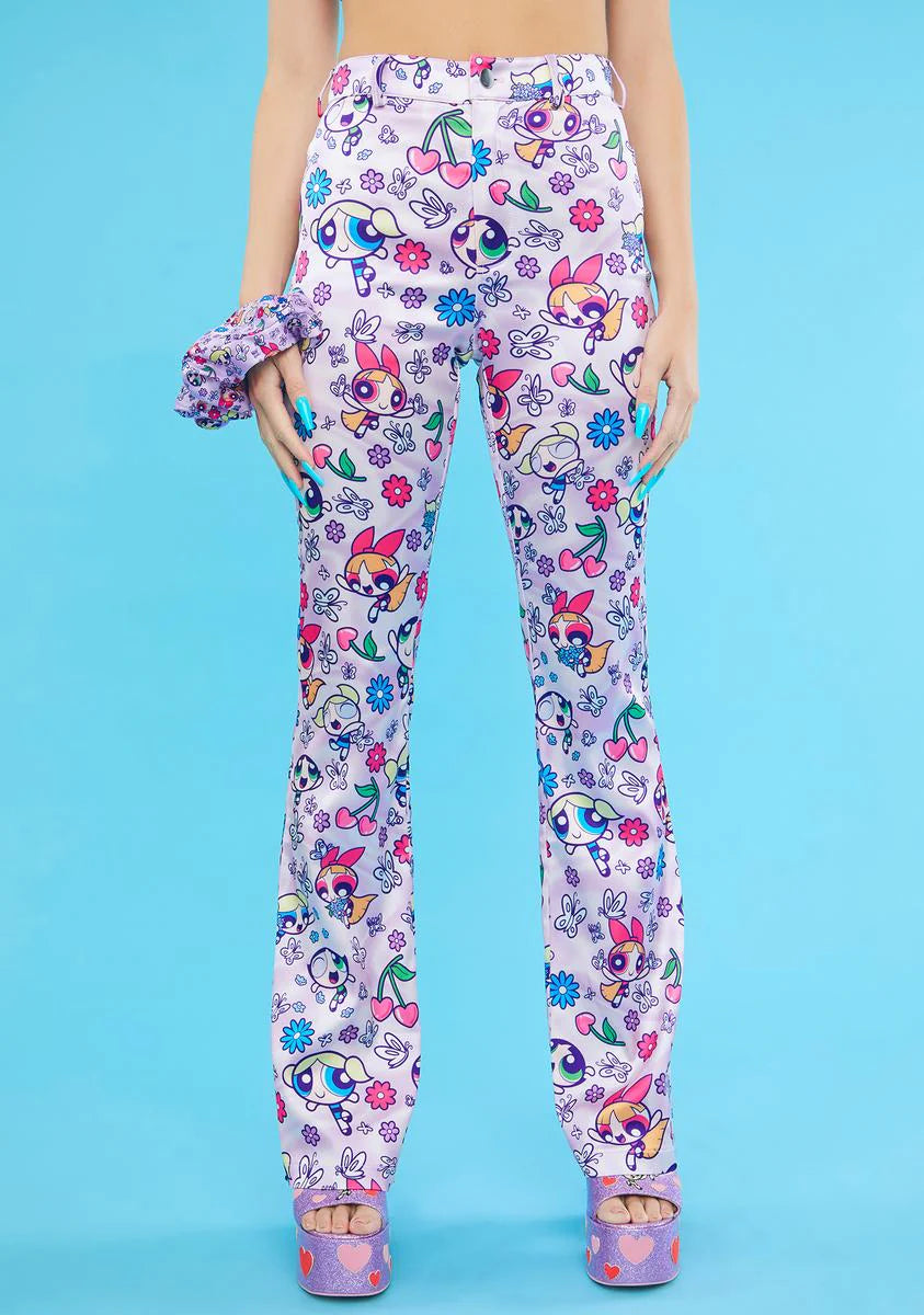 Little Angels Satin Flare Pants