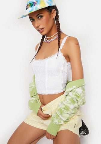 Delicate Twist Corset Top