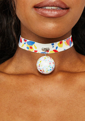 Candy Planet Splatter Choker