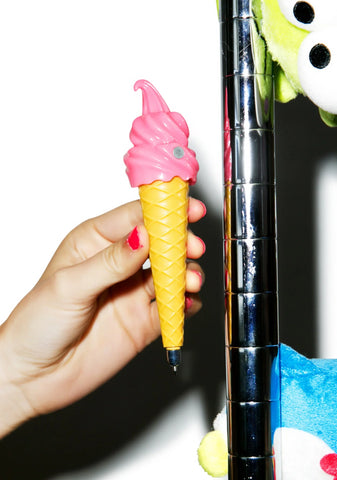 Soft Serve Ice Cream Pen - Orange