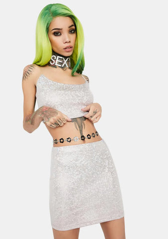 Mod Mood Flower Waist Chain