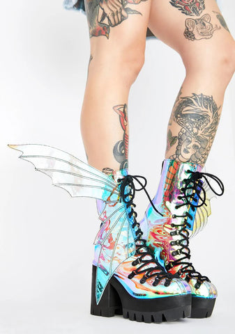 Fairy Dreamer Platform Boots