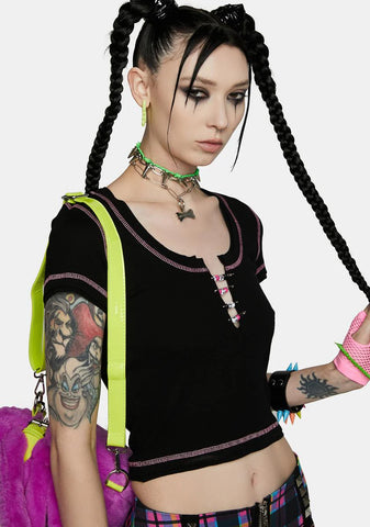 Against All Odds Crop Tee