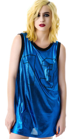 Unlucky 13 Jersey Tank - Gold