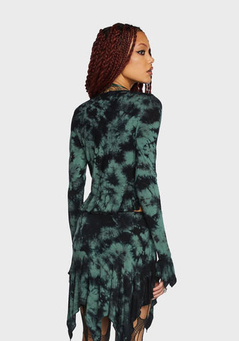 Reading Palms Long Sleeve Top