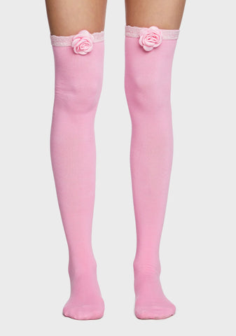 Dream Journaling Thigh High Socks