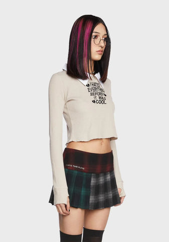 Ahead Of The Crowd Long Sleeve Top