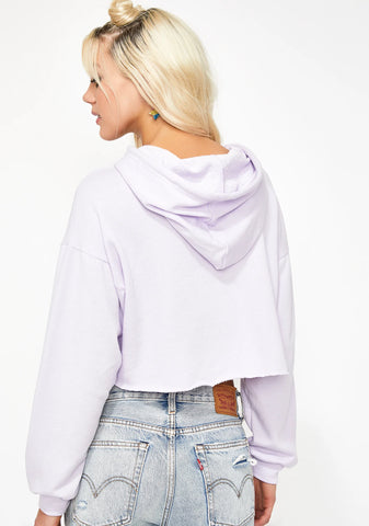 Rainbow World Cropped Hoodie