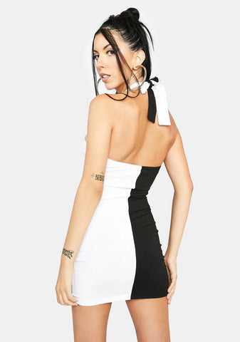 Happy You're Here Halter Dress