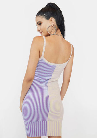 Take What You Need Striped Mini Dress