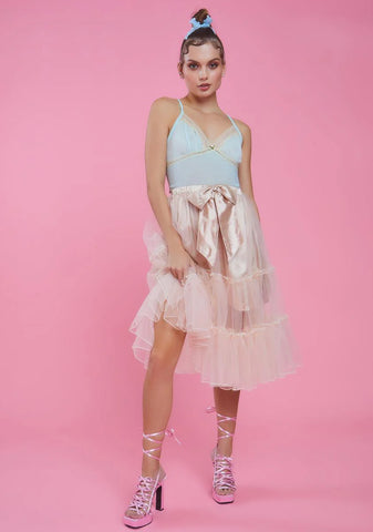 Tutu For Now Tulle Midi Skirt
