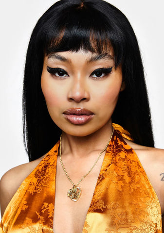 Say Less Heart Necklace