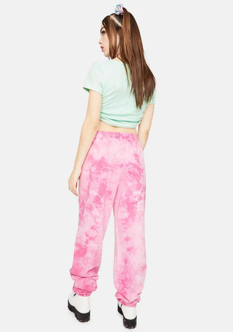 In The Clouds Bears Tie Dye Sweatpants
