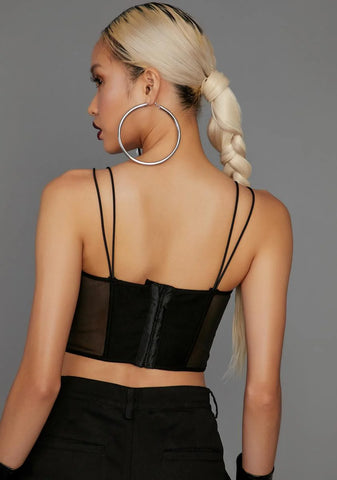 Lowkey Vibin' Corset Tank