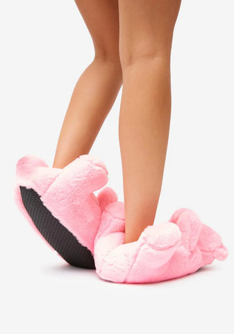 Sweet Wake Up With U Teddy Slippers