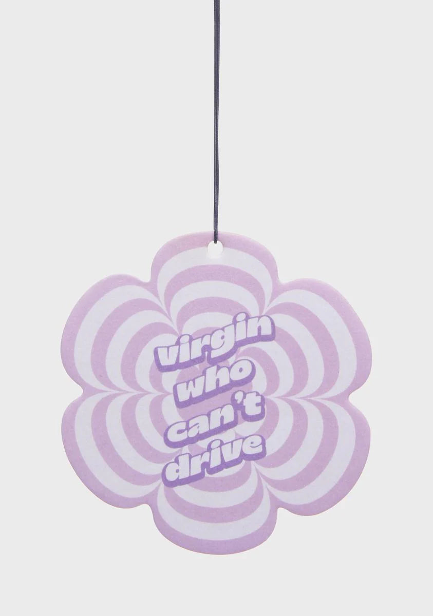 Virgin Who Can't Drive Air Freshener