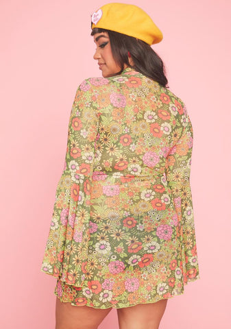 My Modern Love Bell Sleeve Dress