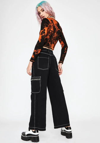 Hard Knox Contrast Stitch Jeans