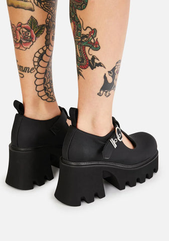 Raven Answer Me Platform Mary Janes