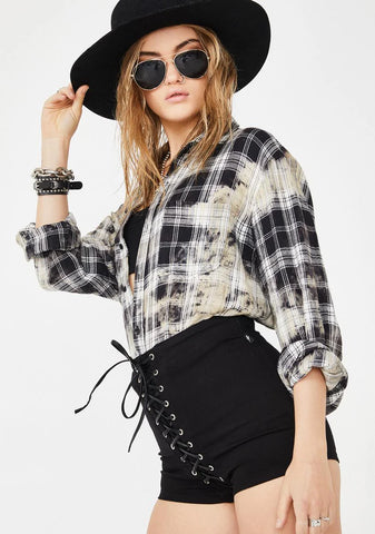 High Waist Corset Shorts